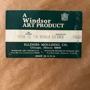 Windsor Art Product - Broken Silence